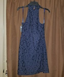 NEW Abercrombie Halter Dress Size 8 Navy Blue